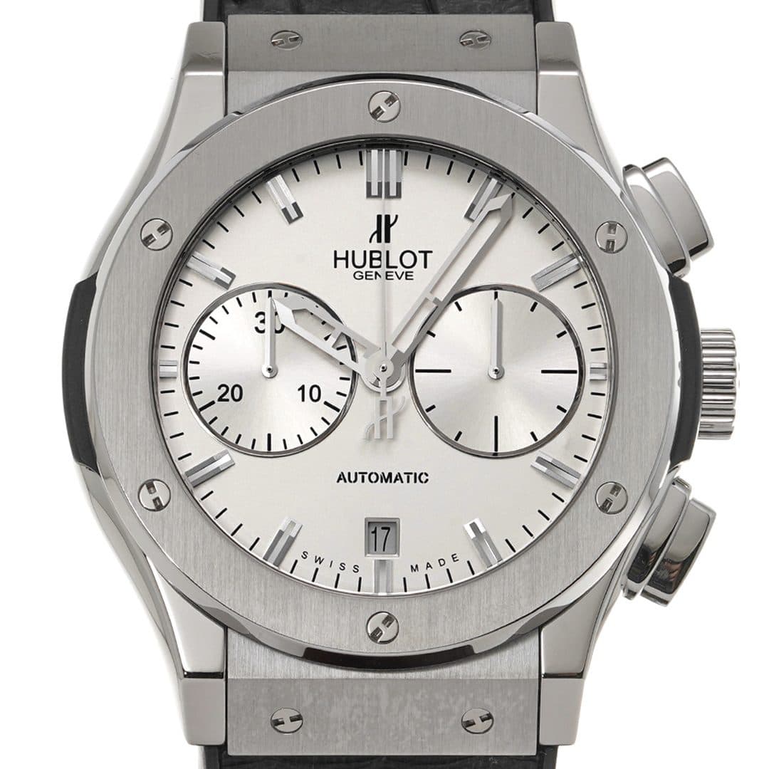 HUBLOT CLASSIC FUSION TITANIUM CHRONOGRAPH OPALINE