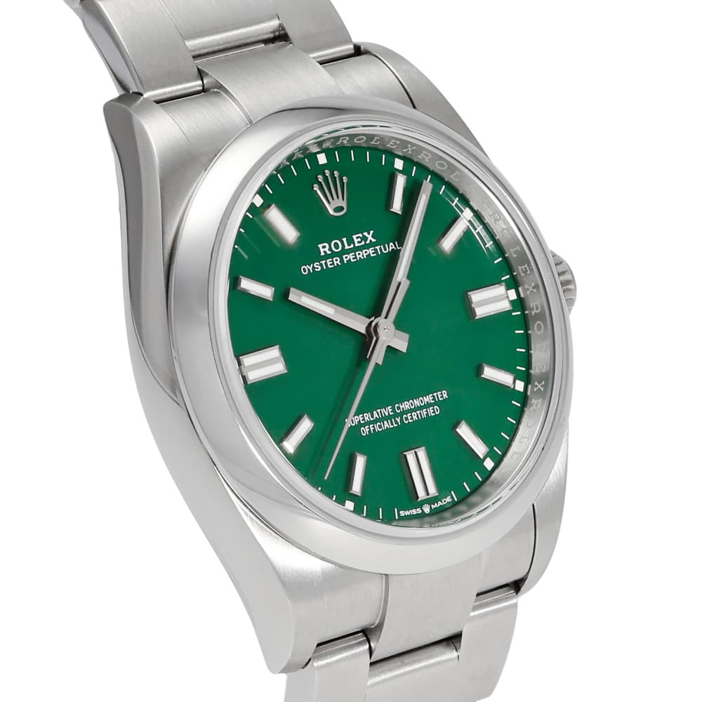 Rolex Oyster Perpetual 36 Green — vue 3
