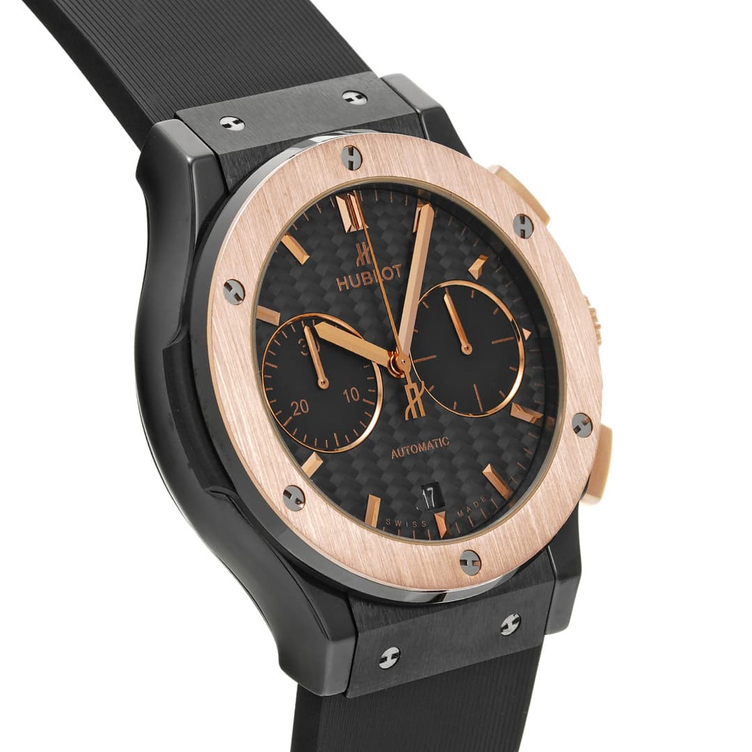 Hublot Classic Fusion Chronograph Ceramic King Gold — vue 3