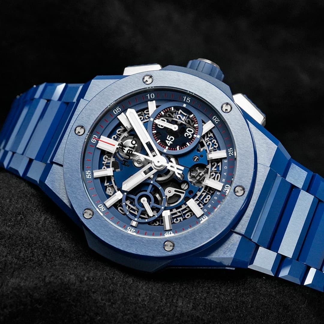 Hublot Big Bang Integrated Céramique Bleue — vue 2