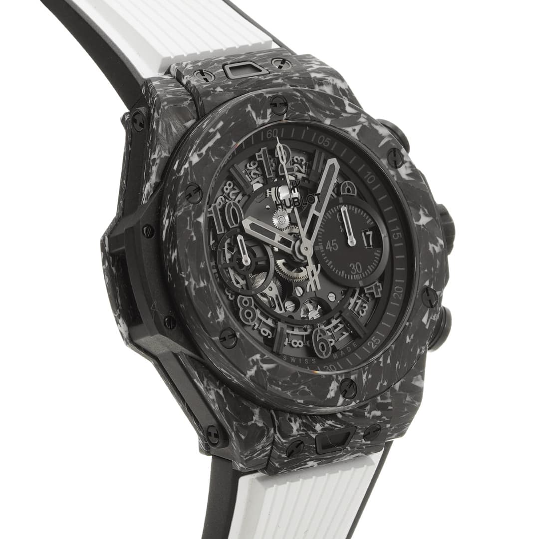 Hublot Big Bang Unico Carbon White — vue 3