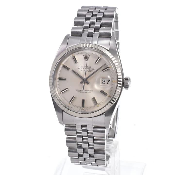 Rolex DATE Calibre 1601 vintage Cal.1570 Silver Dial automatique Hommes — vue 2