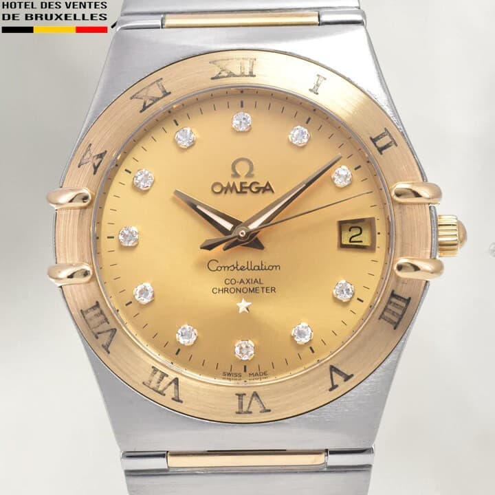 Omega Constellation 111.20.36.20.58.001 11P Diamant en or cadran automatique Hommes