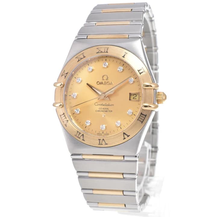 Omega Constellation 111.20.36.20.58.001 11P Diamant en or cadran automatique Hommes — vue 3