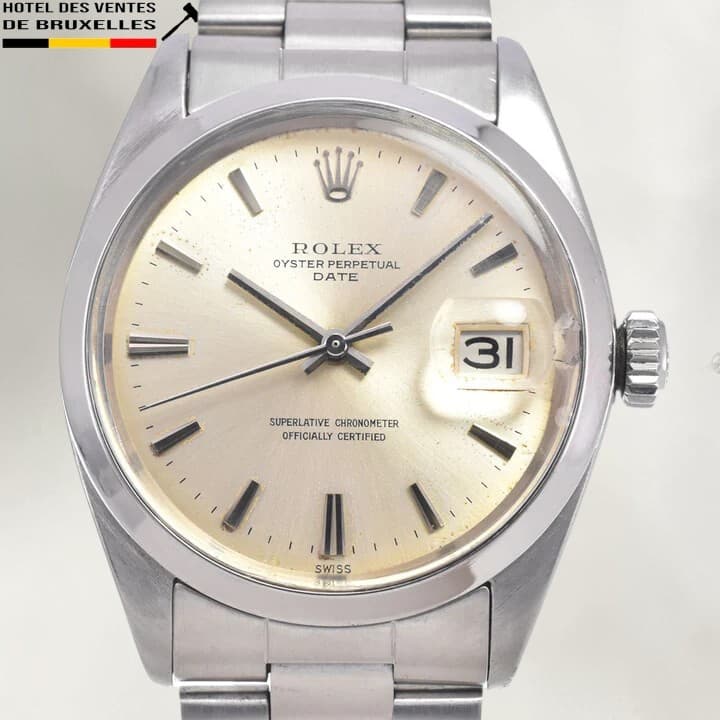 Rolex Oyster D’Âge Perpétuel 1500 Cali.1560 Silver Dial Automatique Hommes