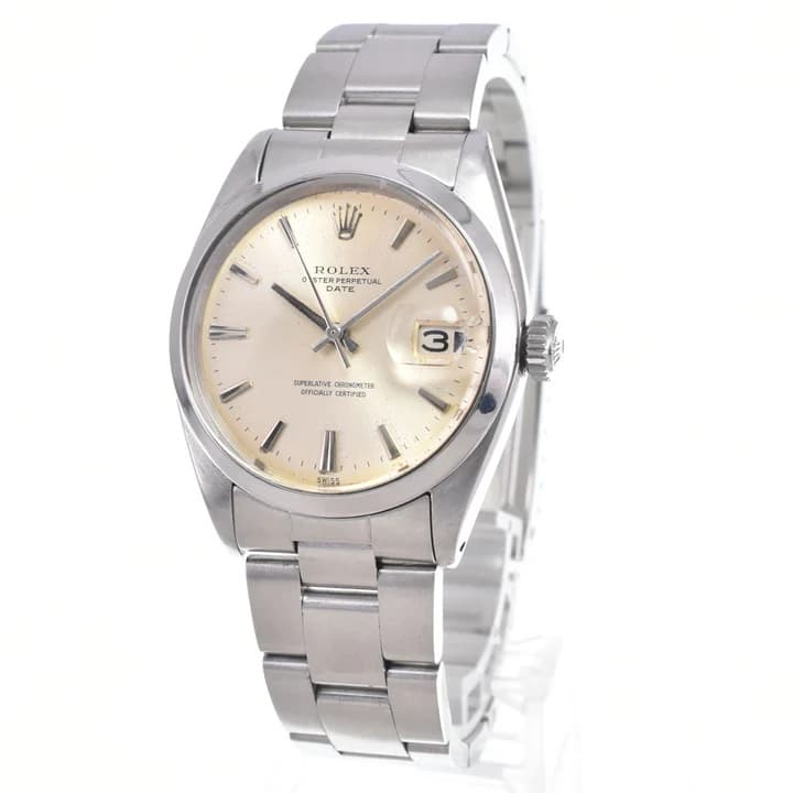 Rolex Oyster D’Âge Perpétuel 1500 Cali.1560 Silver Dial Automatique Hommes — vue 2