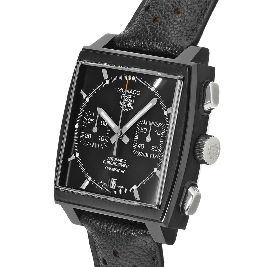 TAG Heuer Monaco Chronographe ACM Acier Noir — vue 2