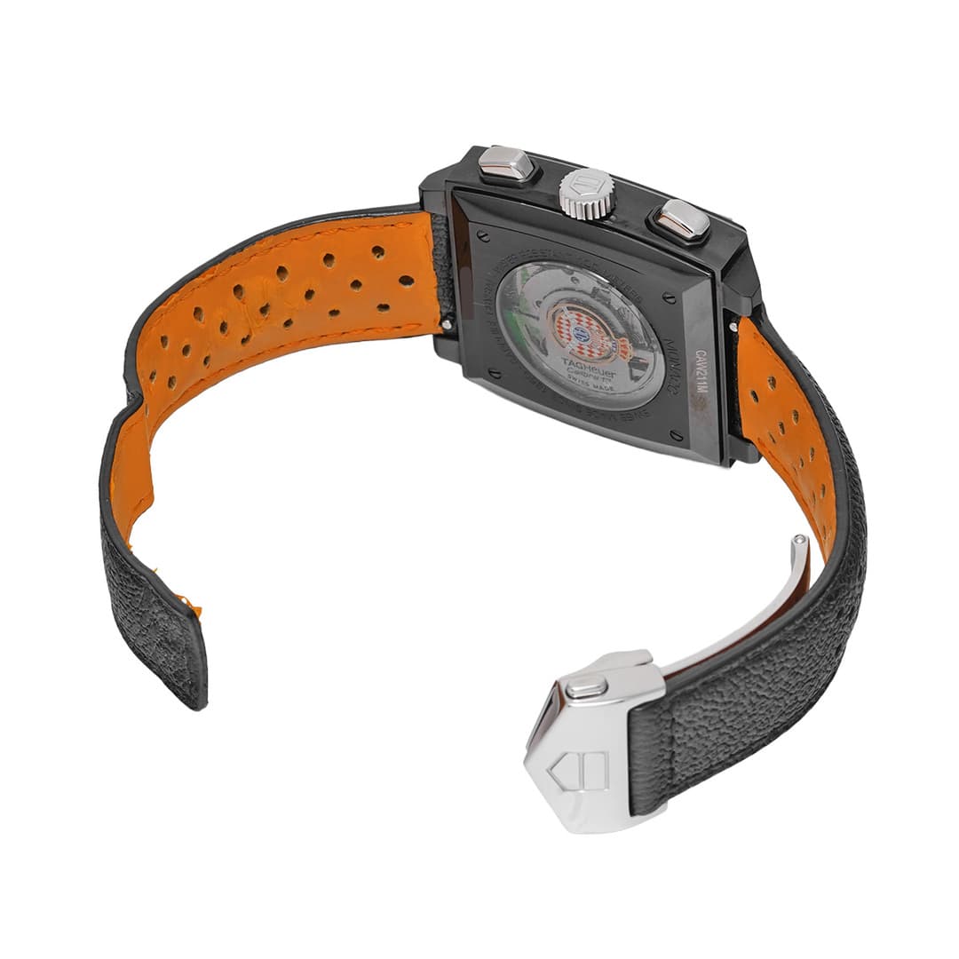 TAG Heuer Monaco Chronographe ACM Acier Noir — vue 4