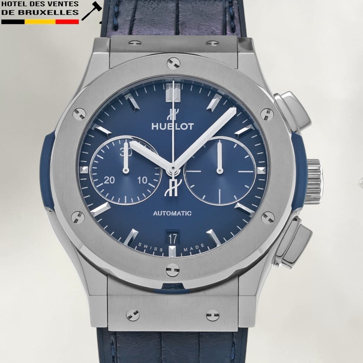 Hublot Classic Fusion Titanium Chronograph Deep Blue