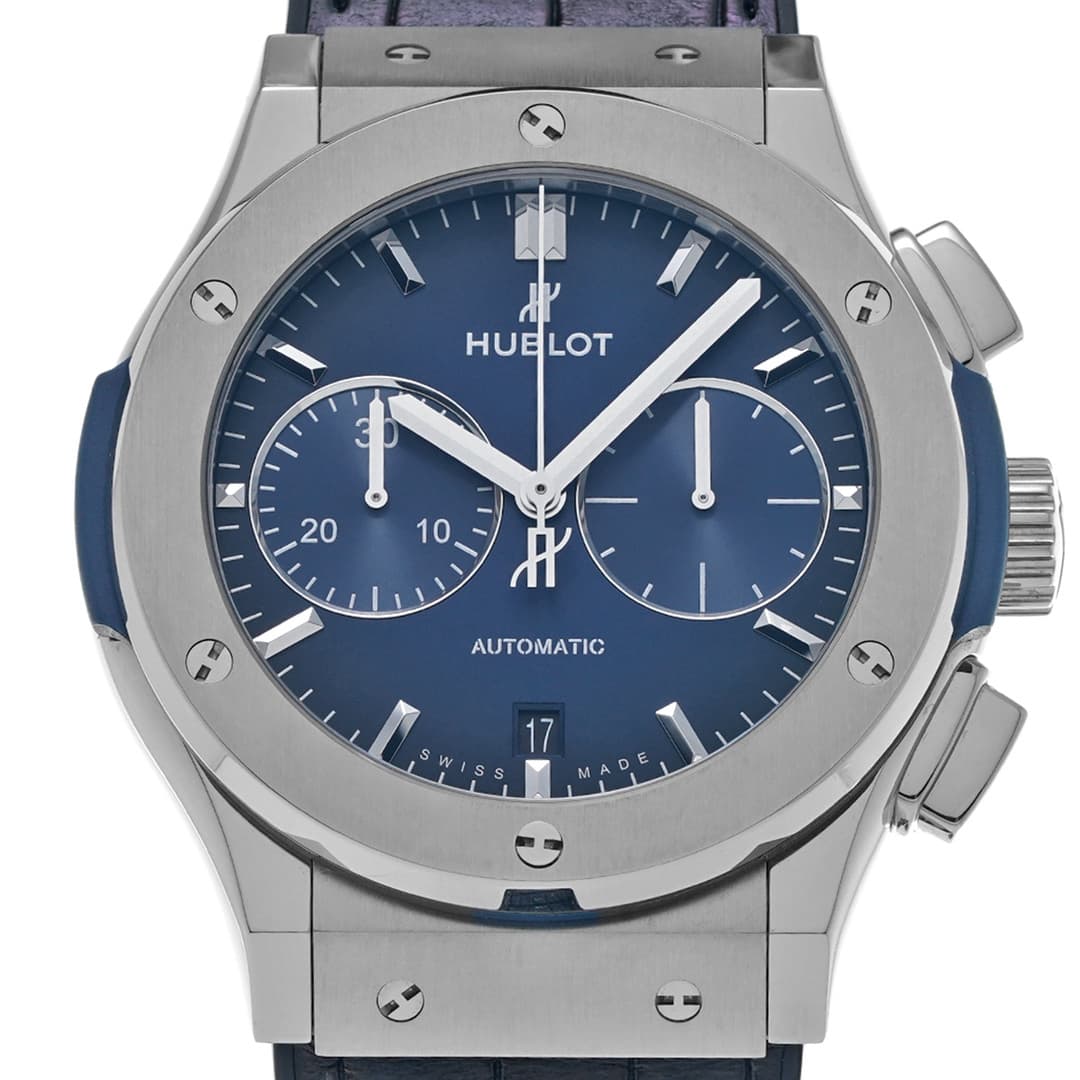 Hublot Classic Fusion Titanium Chronograph Deep Blue — vue 5