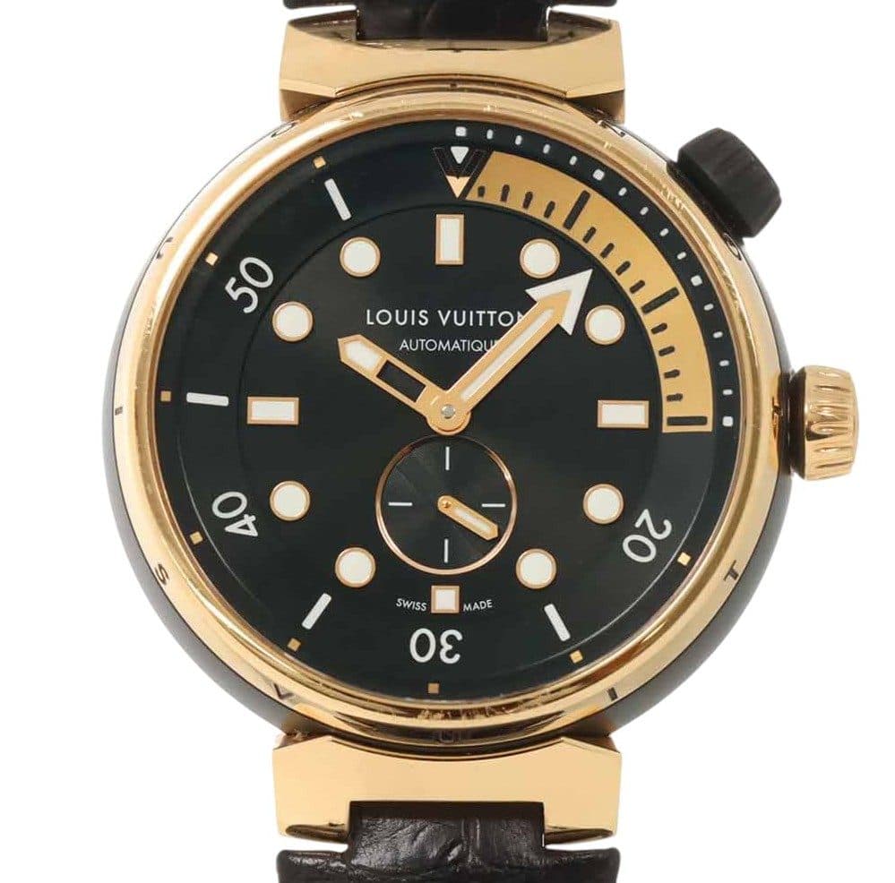 LOUIS VUITTON TAMBOUR STREET DIVER BLACK BLAZE