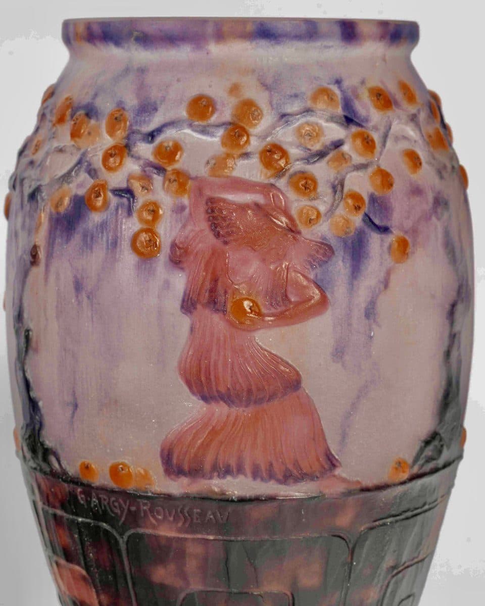Gabriel Argy Rousseau – Vase « Jardin des Hespérides » — vue 4