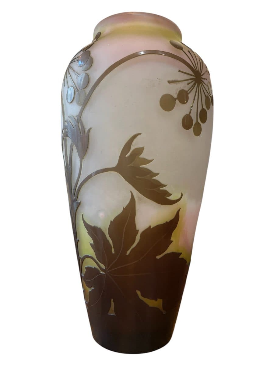 Émile Gallé Vase aux aralias du Japon — vue 2