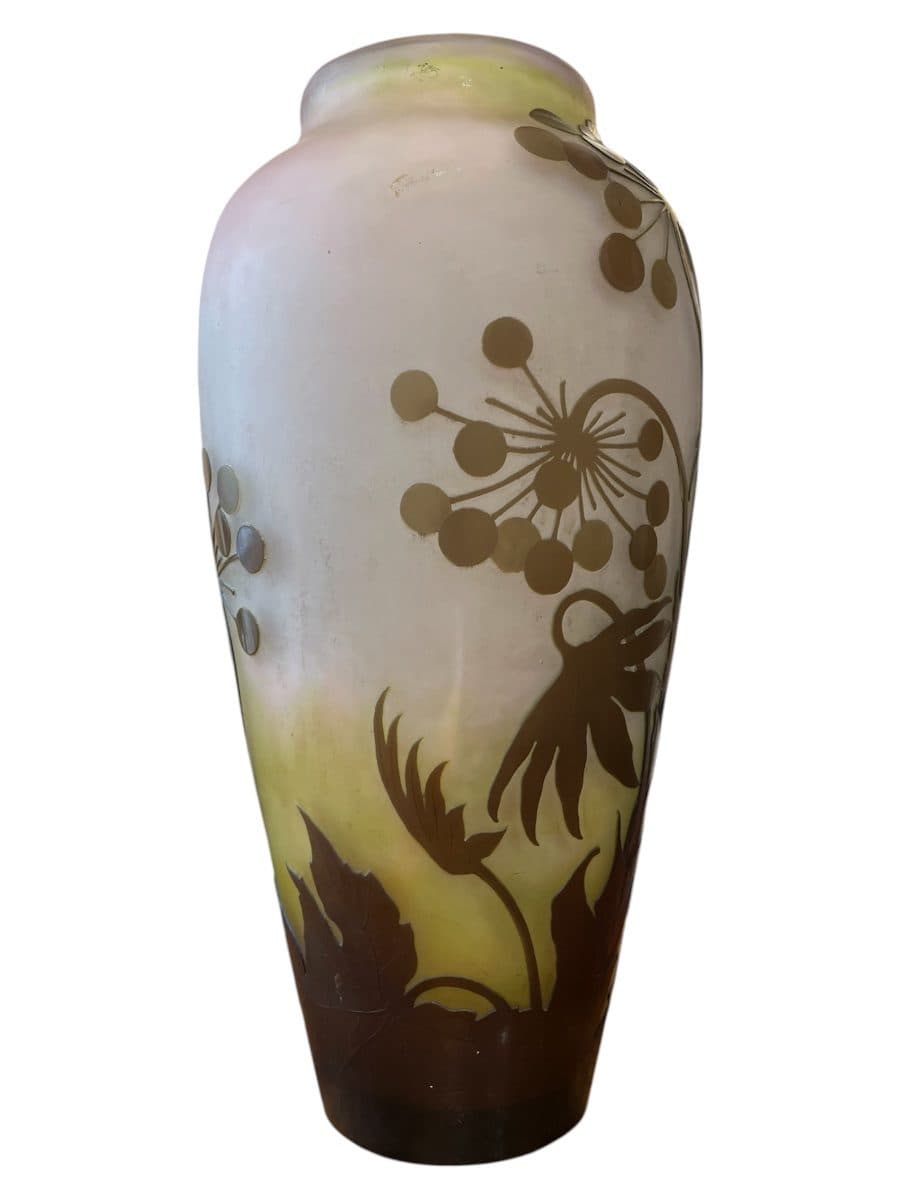 Émile Gallé Vase aux aralias du Japon — vue 4