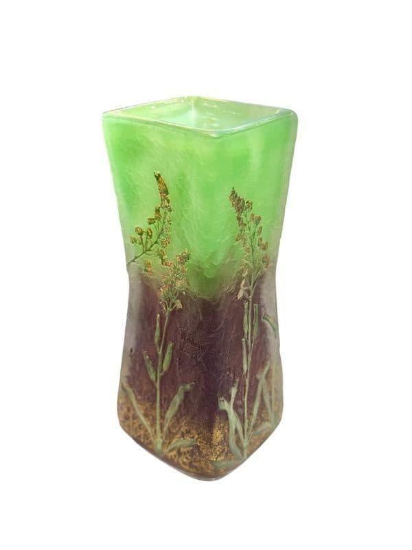 Daum Nancy Vase « Aux Lupins » — vue 2