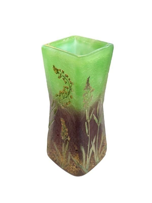 Daum Nancy Vase « Aux Lupins » — vue 3