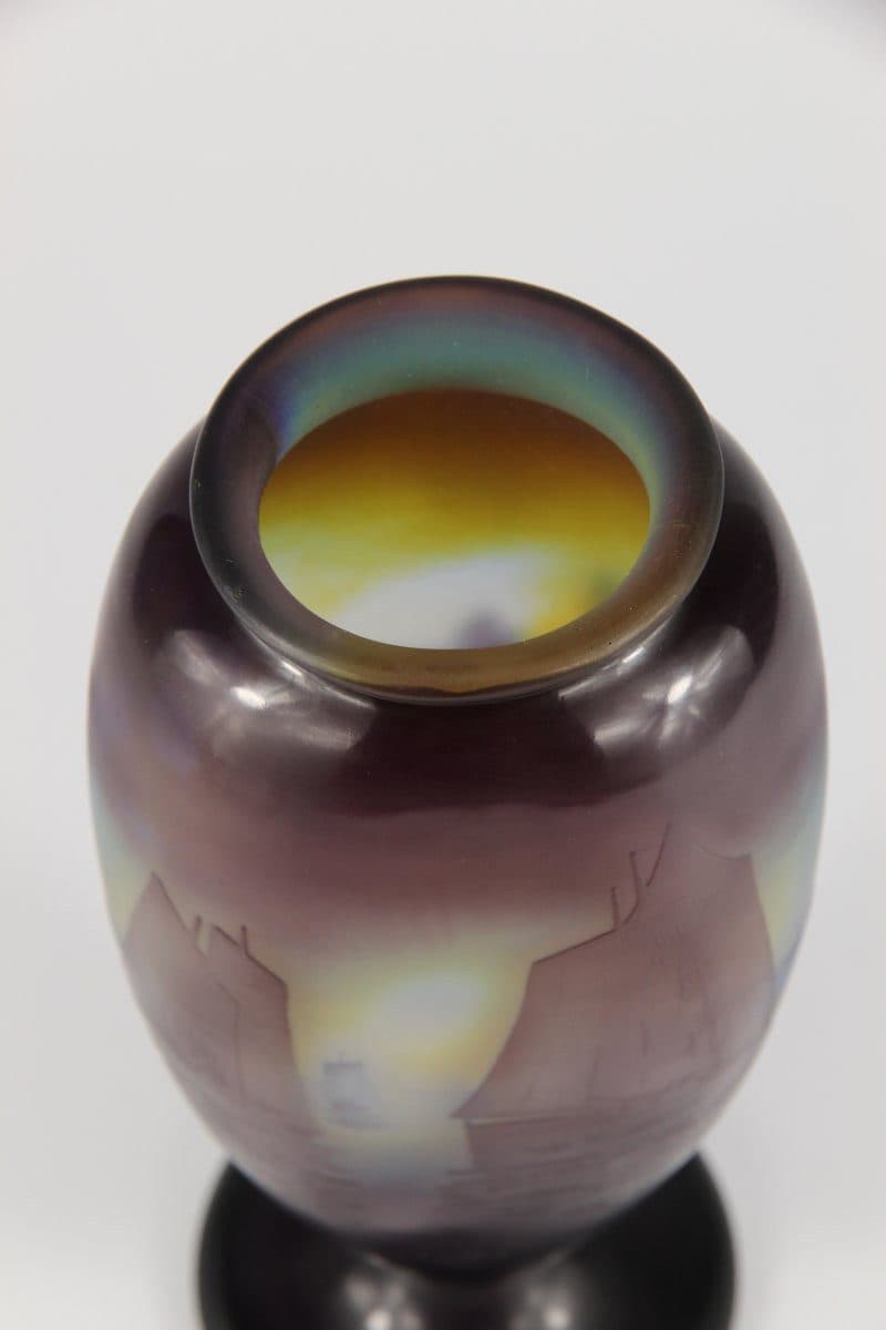 Émile Gallé Vase « Voiliers » — vue 3