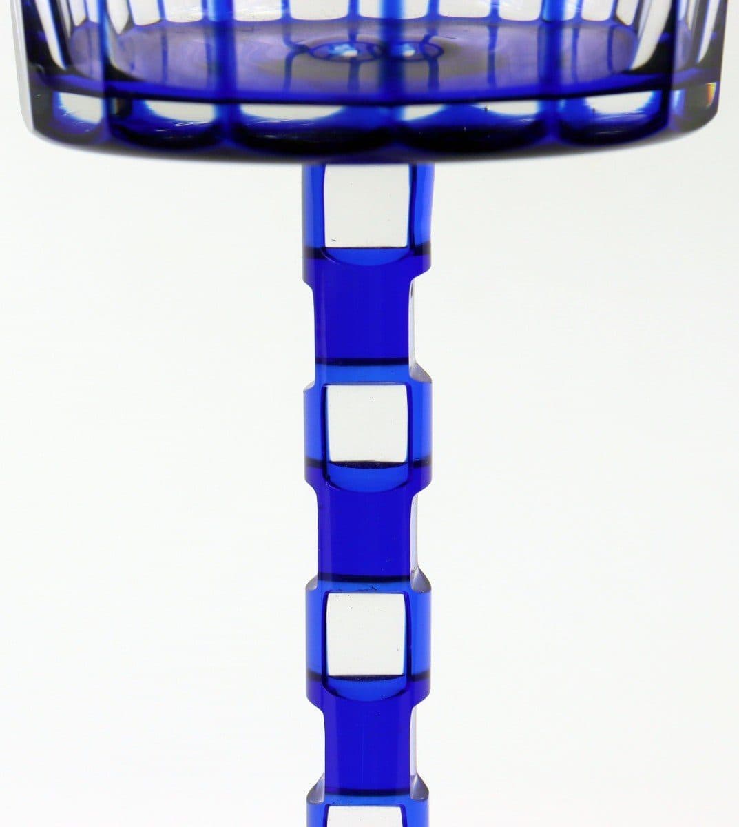 Otto Prutscher Paire de verres en cristal bleu cobalt — vue 7
