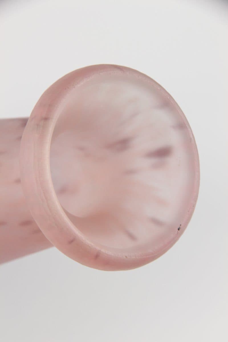 Daum Nancy Grand vase aux primevères gravées — vue 3
