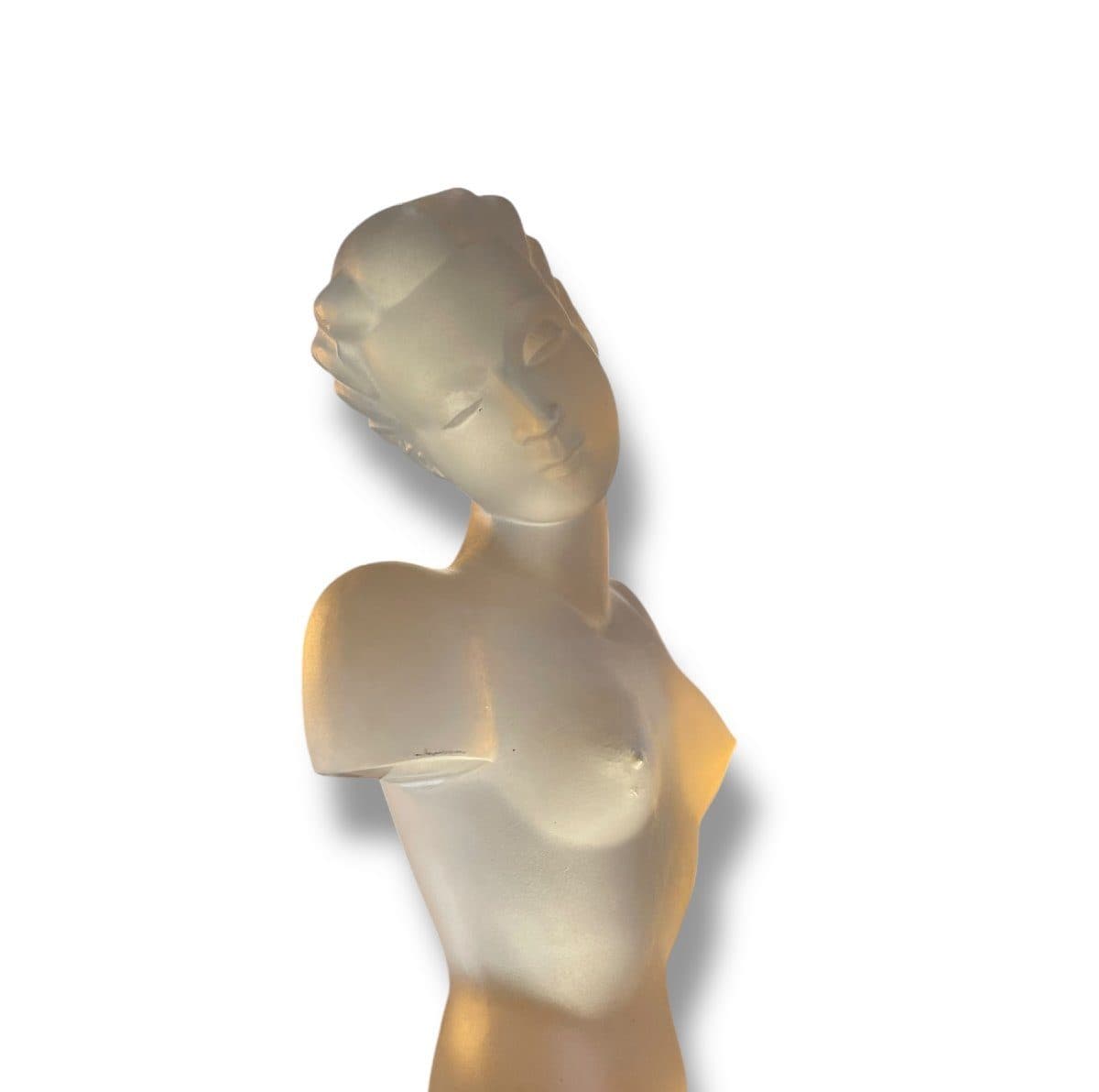 Eleon von Rommel pour Curt Schlevogt Sculpture féminine en cristal, collection Ingrid, 1939 — vue 4