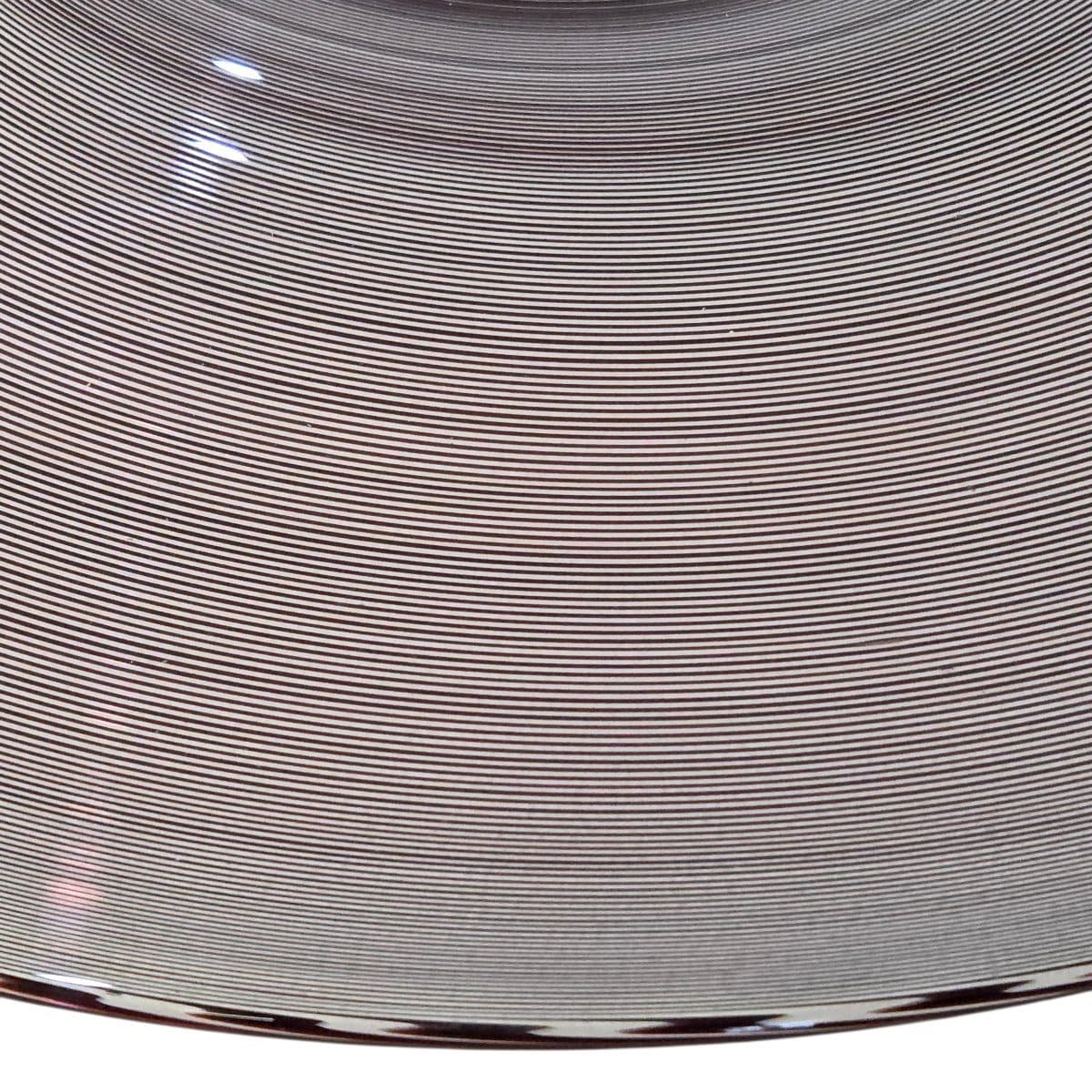 Tapio Wirkkala Grand plat circulaire en verre soufflé à filigrane — vue 2