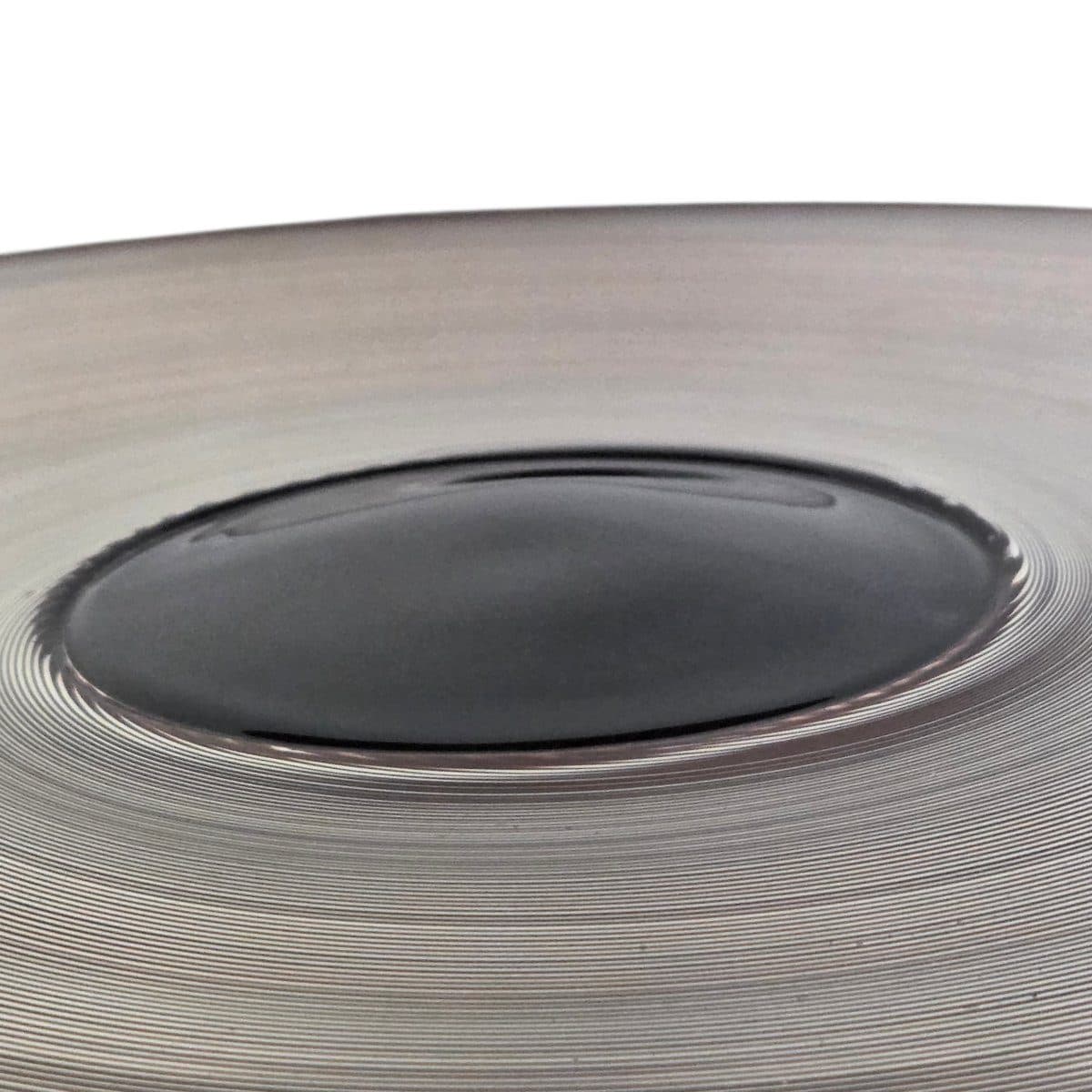 Tapio Wirkkala Grand plat circulaire en verre soufflé à filigrane — vue 3
