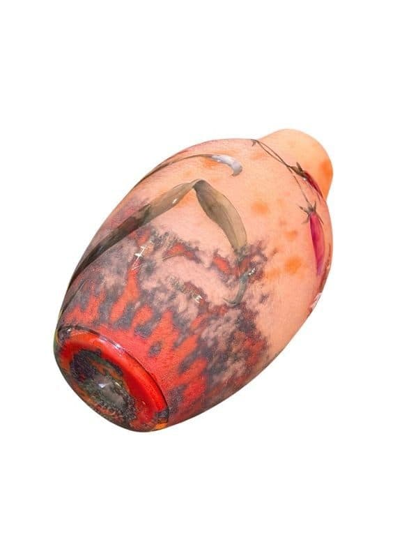 Daum Vase « Aux Campanules » à décor polychrome — vue 2