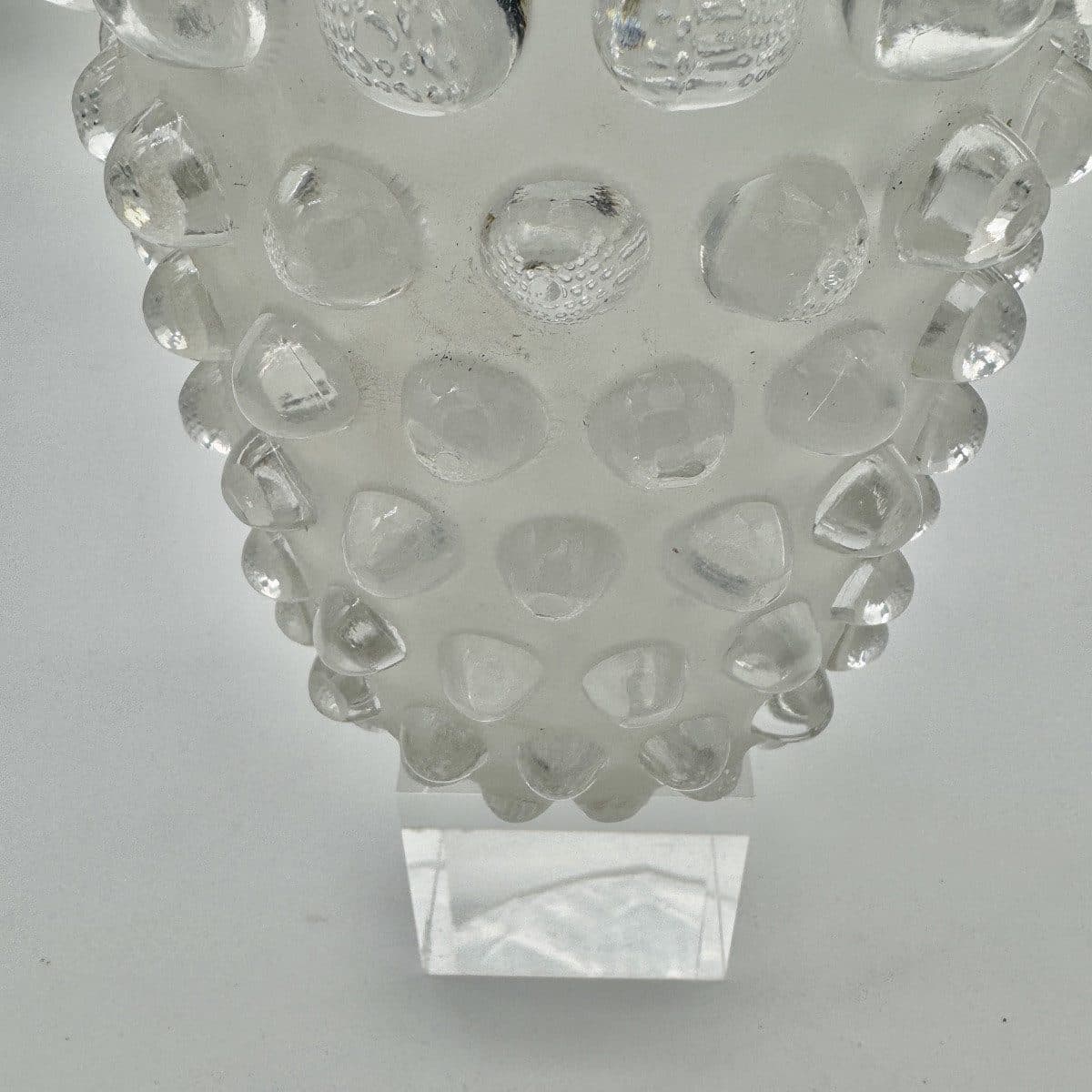 Lalique Vase « Mossi » en verre blanc — vue 5