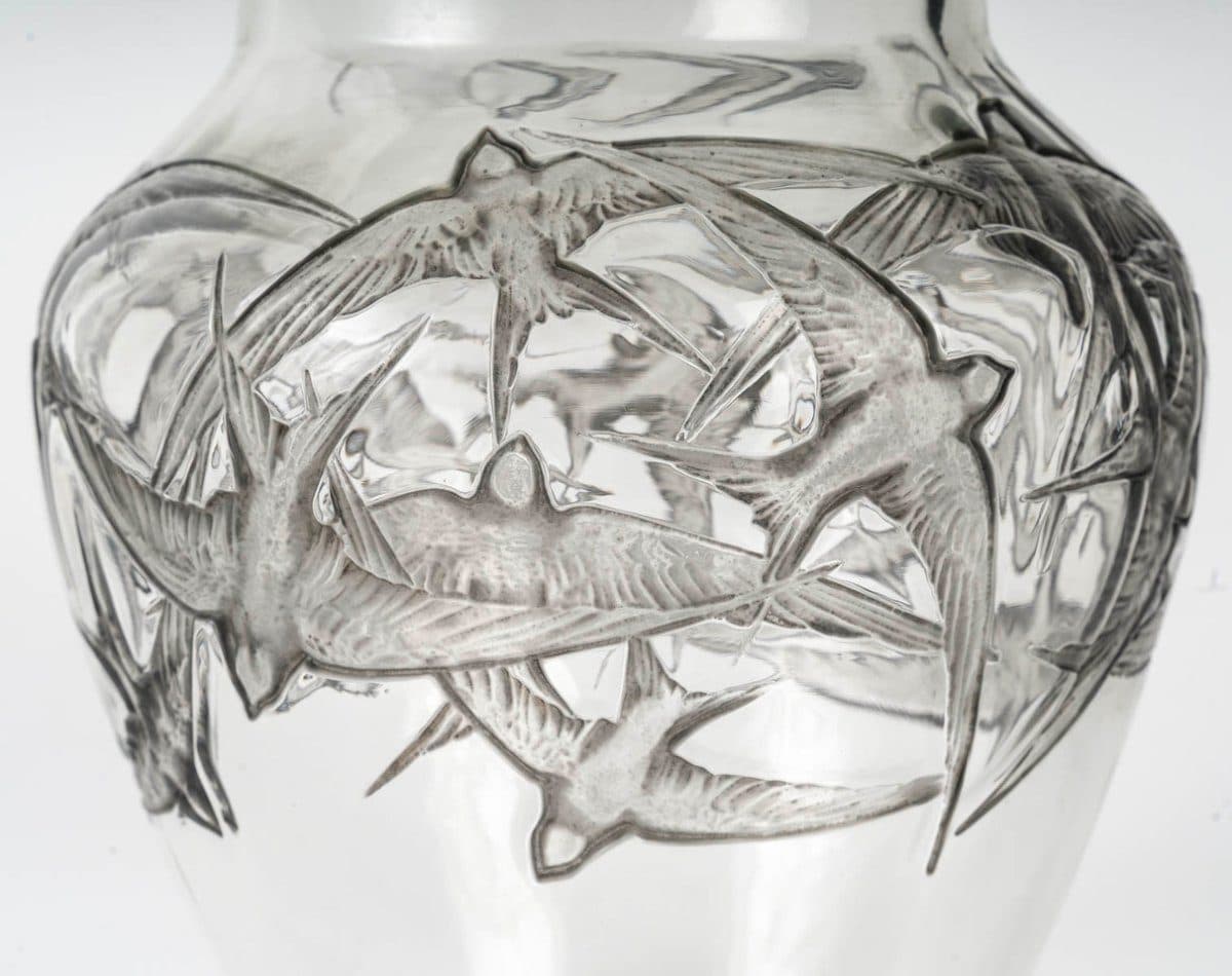 Vase « Hirondelles » René Lalique — vue 2
