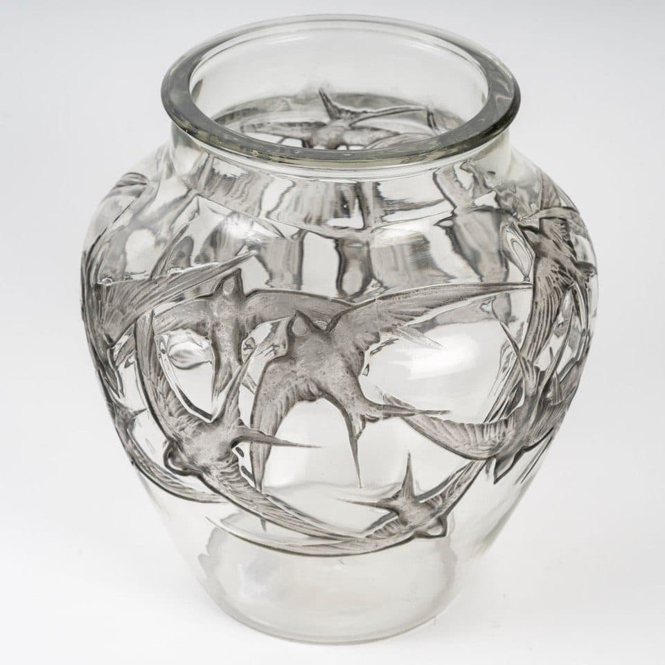 Vase « Hirondelles » René Lalique — vue 3