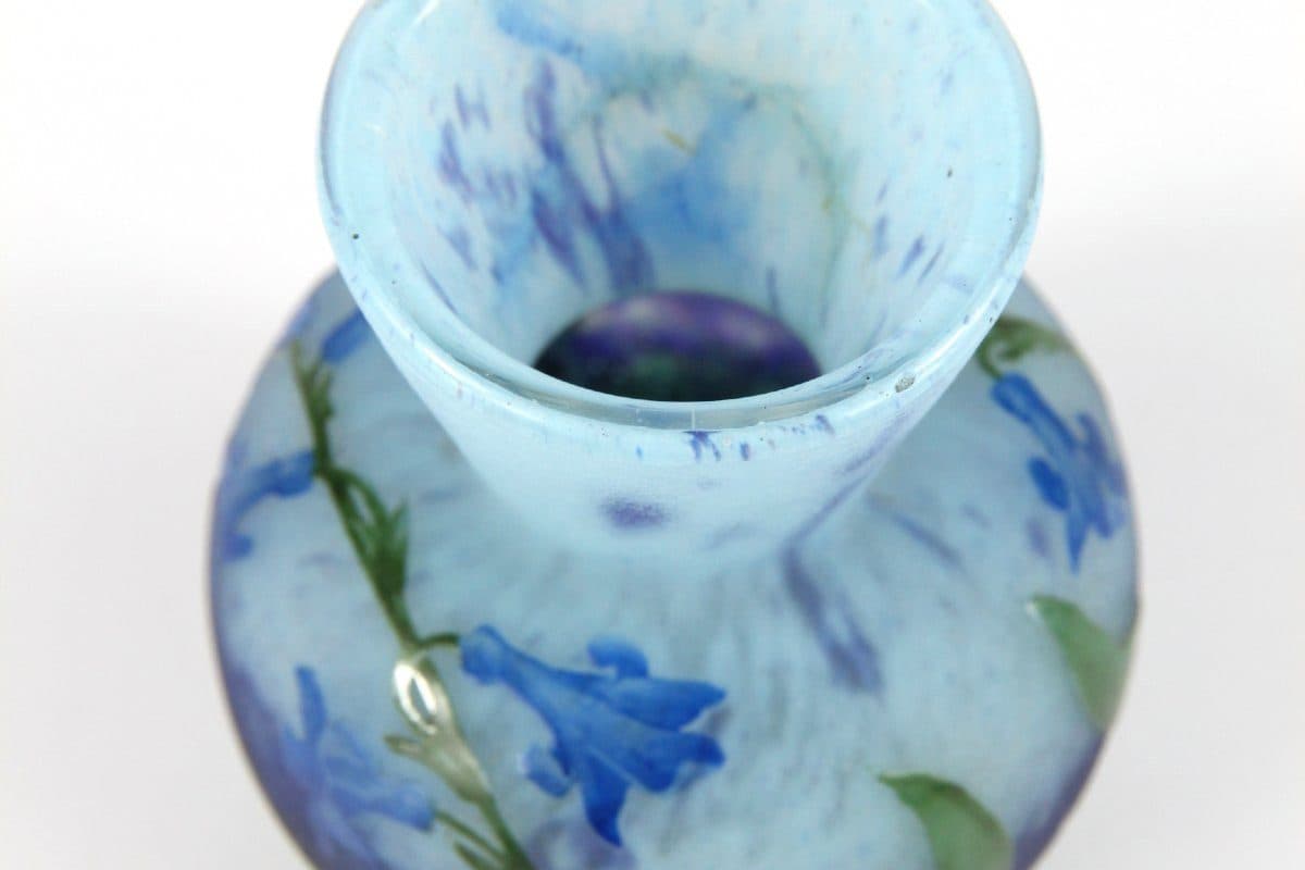 Vase Daum Nancy à décor de jacinthes — vue 6