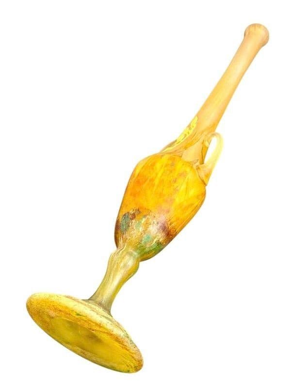 Daum Nancy, vase soliflore aux freesias — vue 4