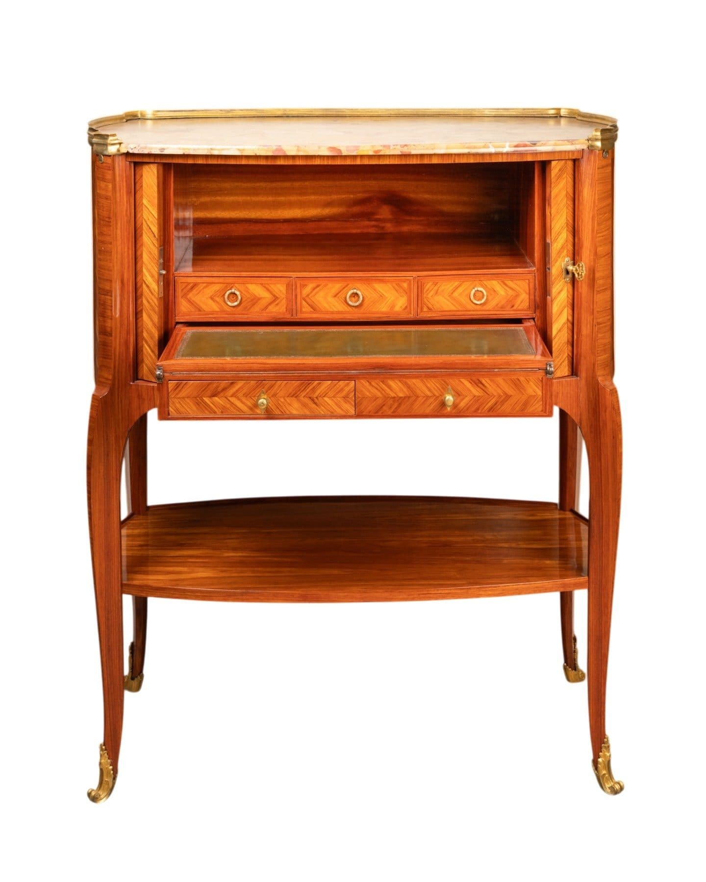 Secrétaire à rideaux, estampillé J.F. Oeben, époque Transition, XVIIIe siècle