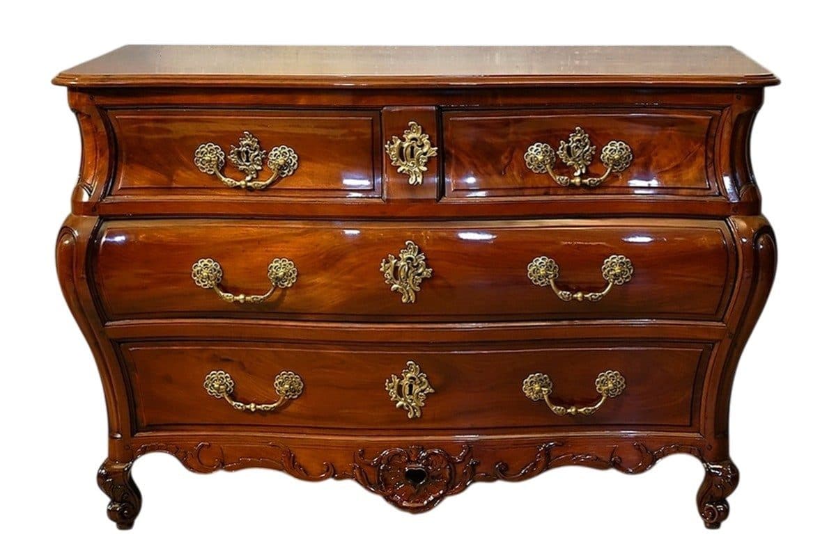 Commode bordelaise en acajou massif, Bordeaux, XVIIIe siècle