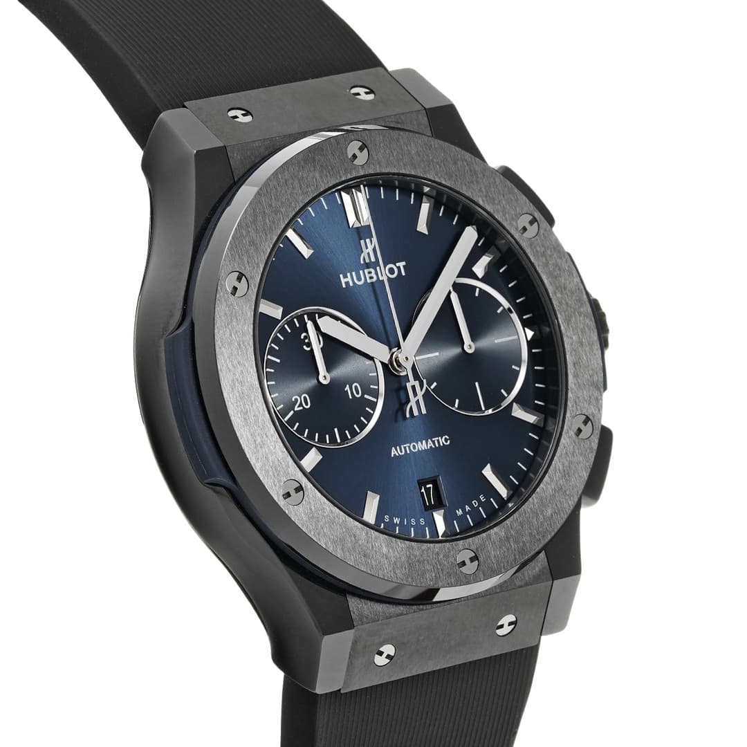 Hublot Classic Fusion Chronographe Céramique Bleu — vue 3