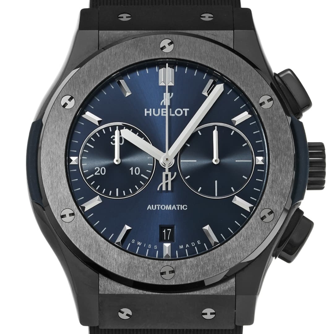 Hublot Classic Fusion Chronographe Céramique Bleu — vue 6