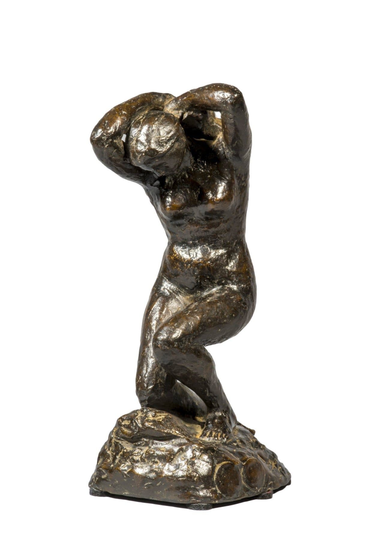 Femme nue agenouillée