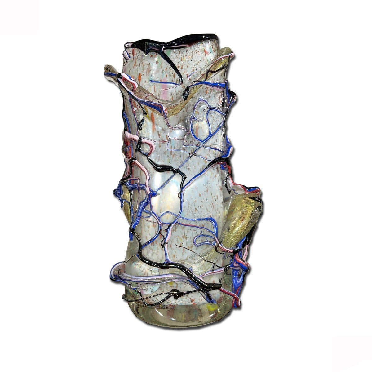 Murano Grand vase polychrome des années 1960