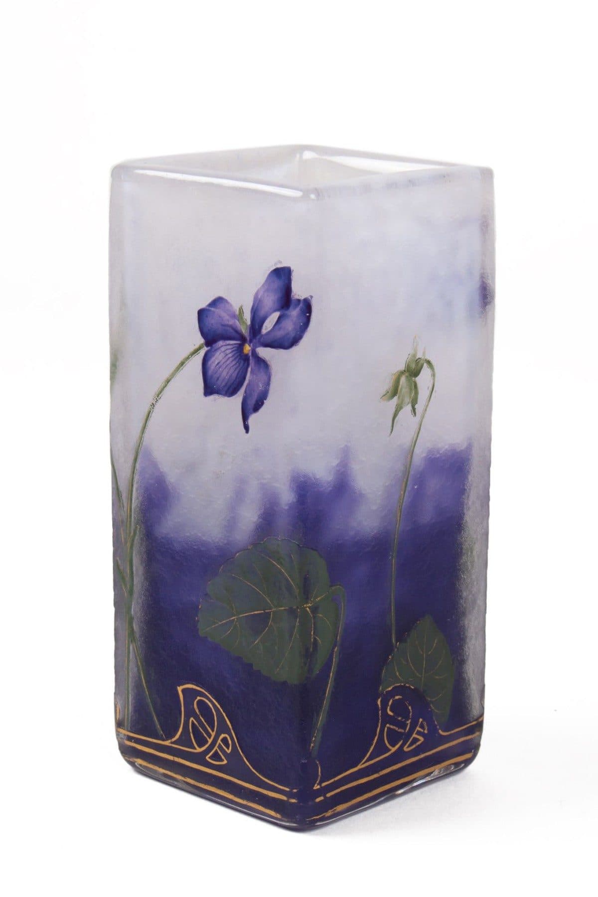 Daum Nancy, vase « Violettes »