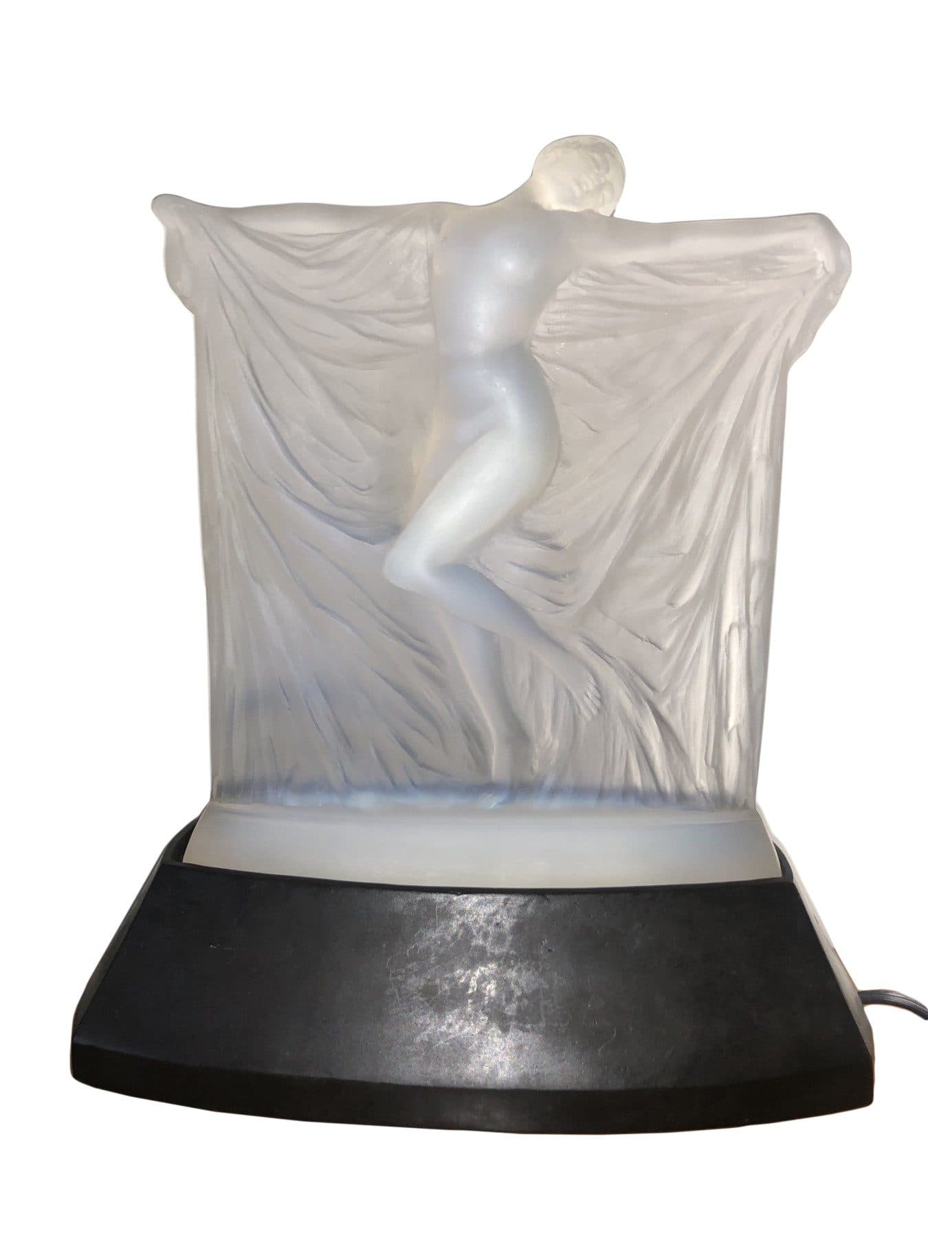 Lalique, statuette « Thaïs » en verre opalescent